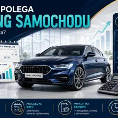 Leasing samochodu: umowa, kalendarz rat, kluczyki, kalkulator i stos monet. Sprawdź, czy leasing operacyjny się opłaca.